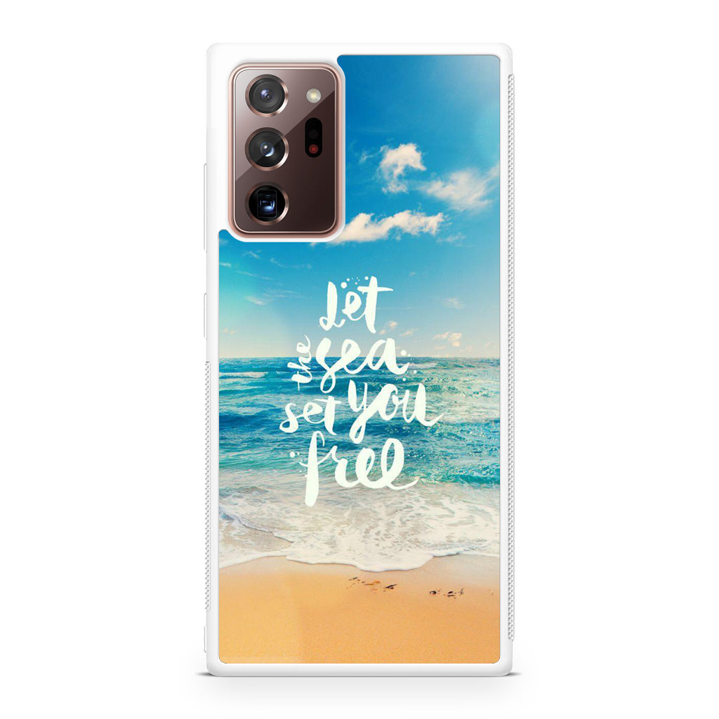 The Sea Set You Free Galaxy Note 20 Ultra Case