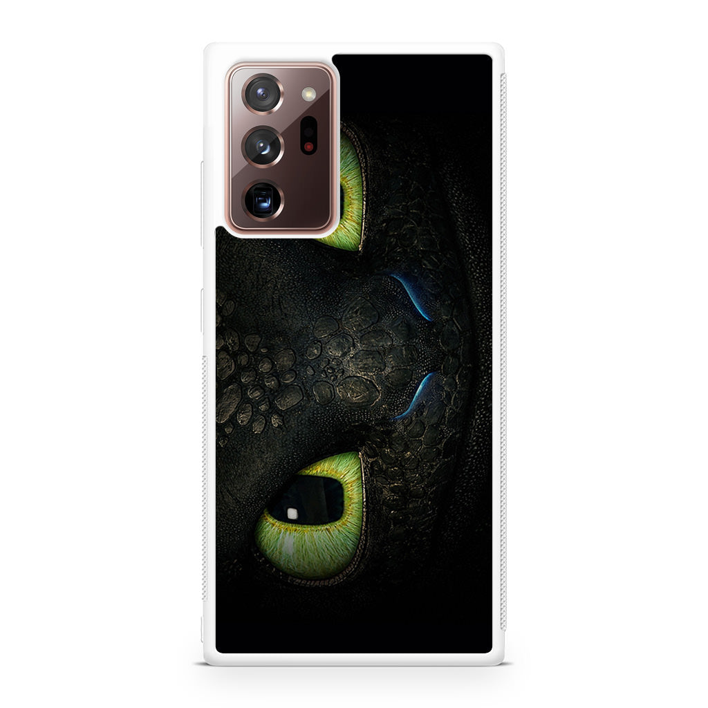 Toothless Dragon Eyes Close Up Galaxy Note 20 Ultra Case