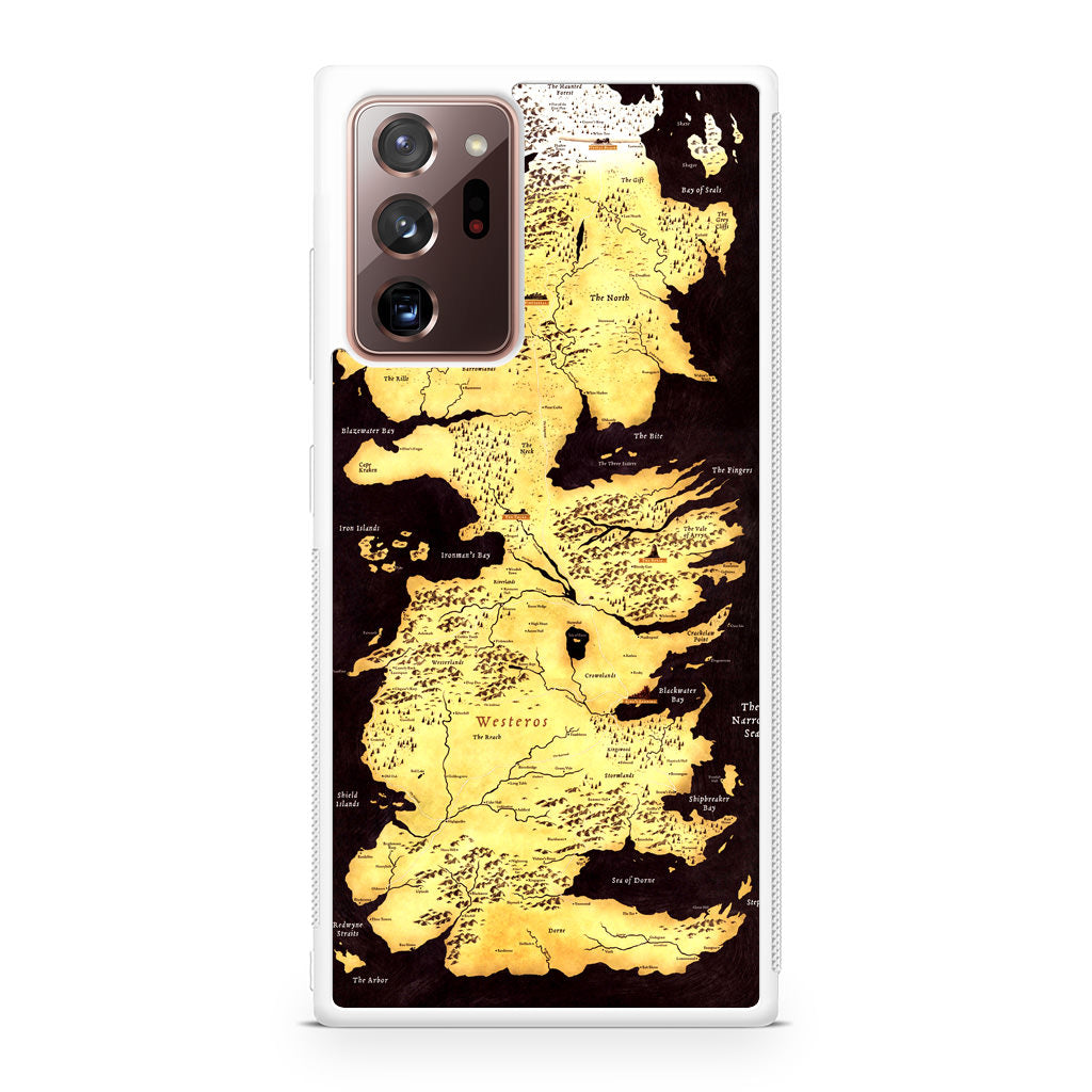 Westeros Map Galaxy Note 20 Ultra Case