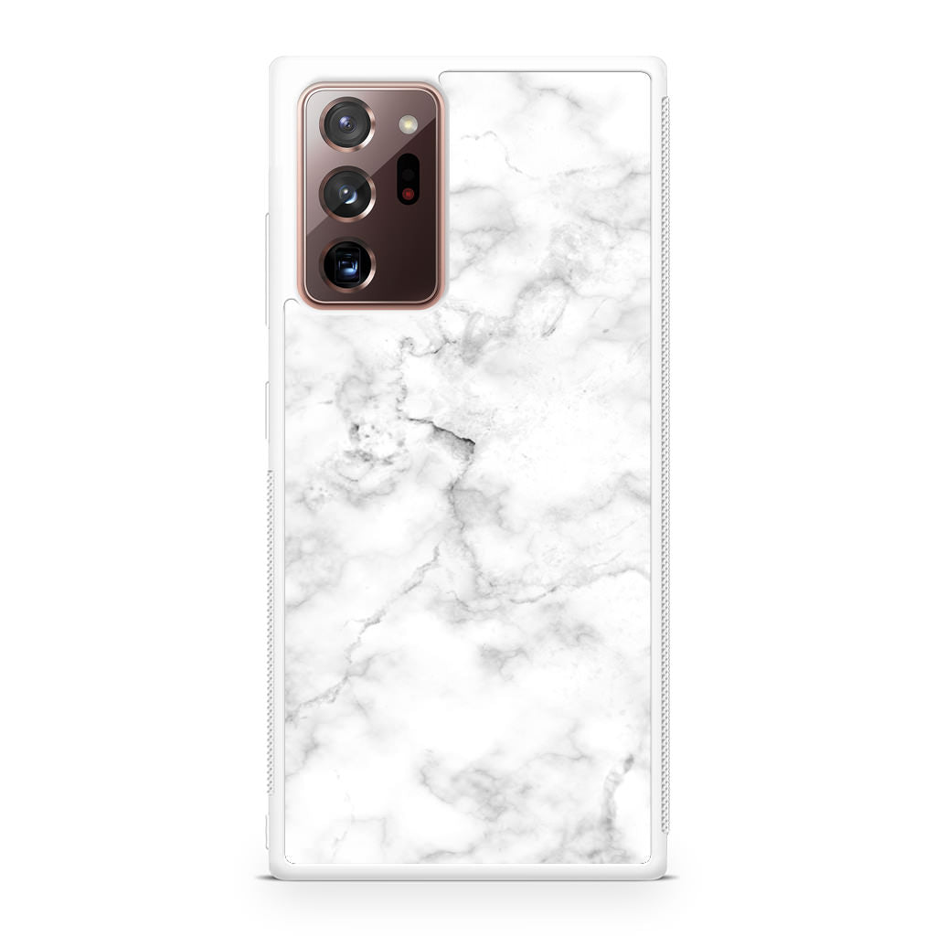 White Marble Galaxy Note 20 Ultra Case