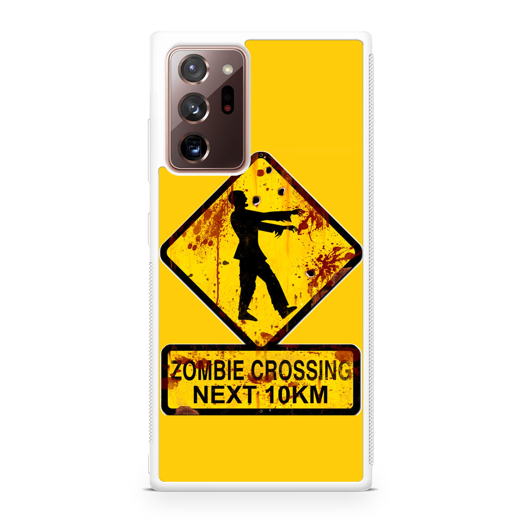 Zombie Crossing Sign Galaxy Note 20 Ultra Case