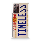Back to the Future License Plate Timeless Galaxy Note 20 Ultra Case