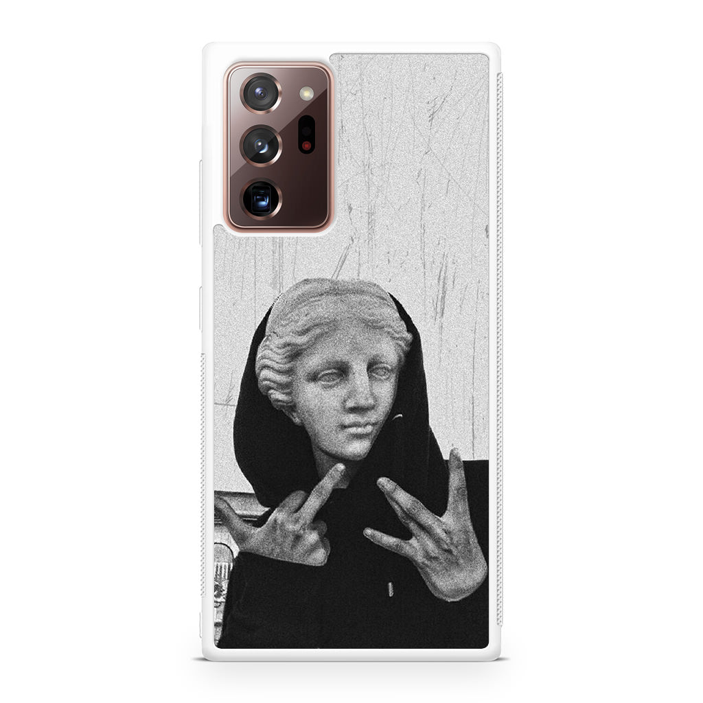 Greek Statue Wearing Hoodie Galaxy Note 20 Ultra Case