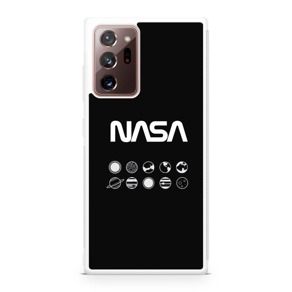 NASA Minimalist Galaxy Note 20 Ultra Case