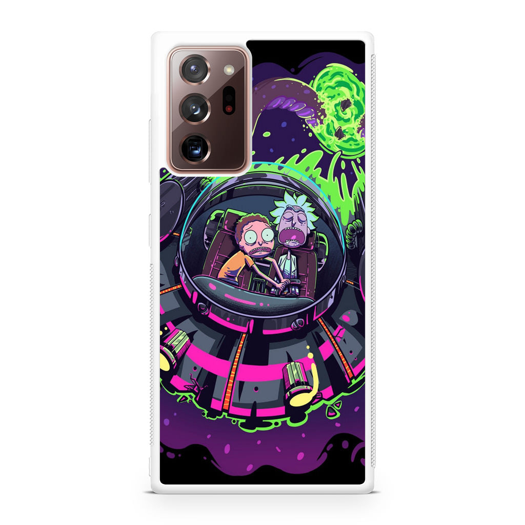 Rick And Morty Spaceship Galaxy Note 20 Ultra Case