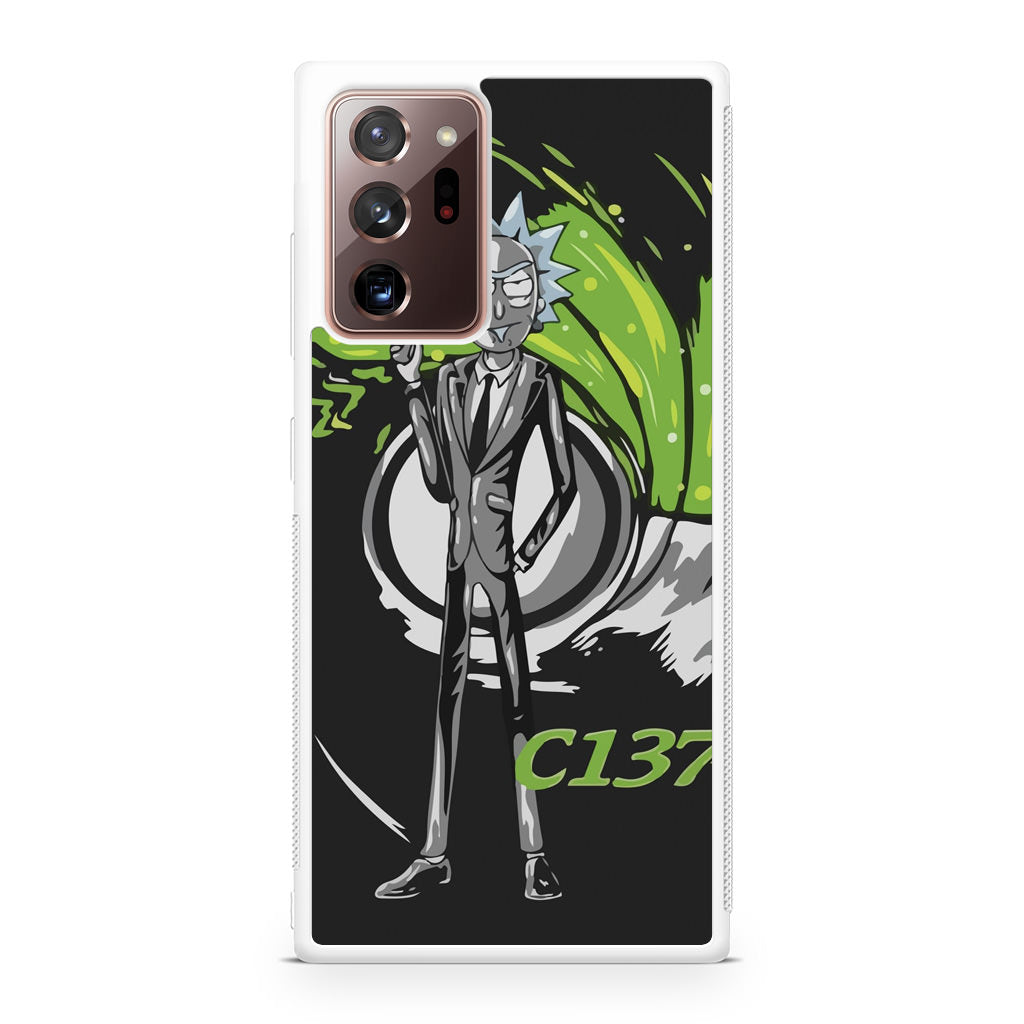 Rick Sanchez Agent C137 Galaxy Note 20 Ultra Case