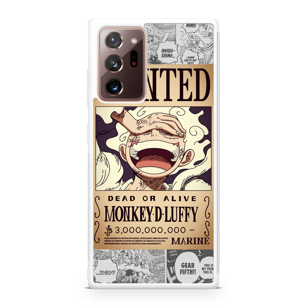 Gear 5 Wanted Poster Galaxy Note 20 Ultra Case