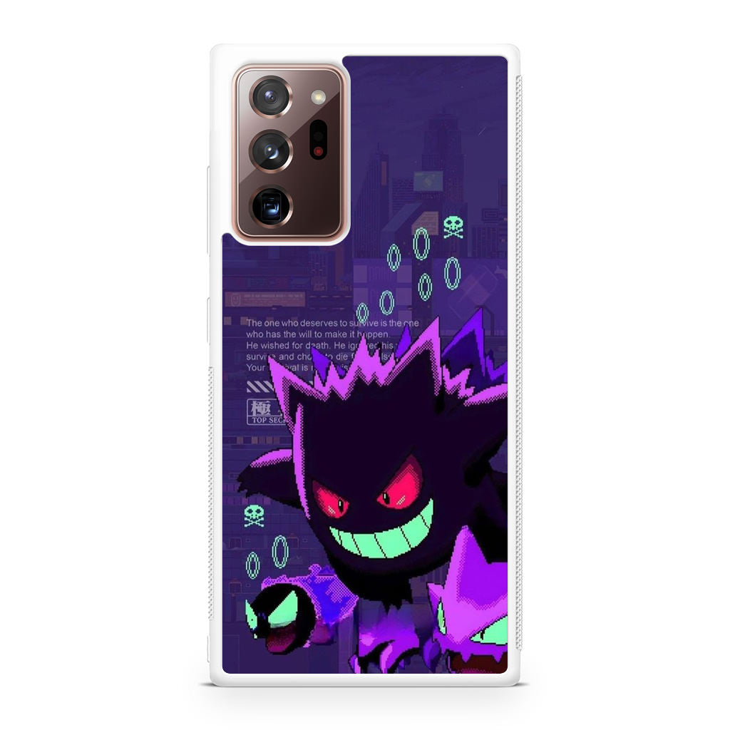 Gengar Pixel Art Galaxy Note 20 Ultra Case