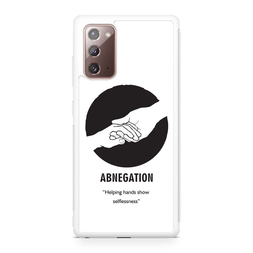 Abnegation Divergent Faction Galaxy Note 20 Case