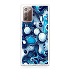 Abstract Art All Blue Galaxy Note 20 Case