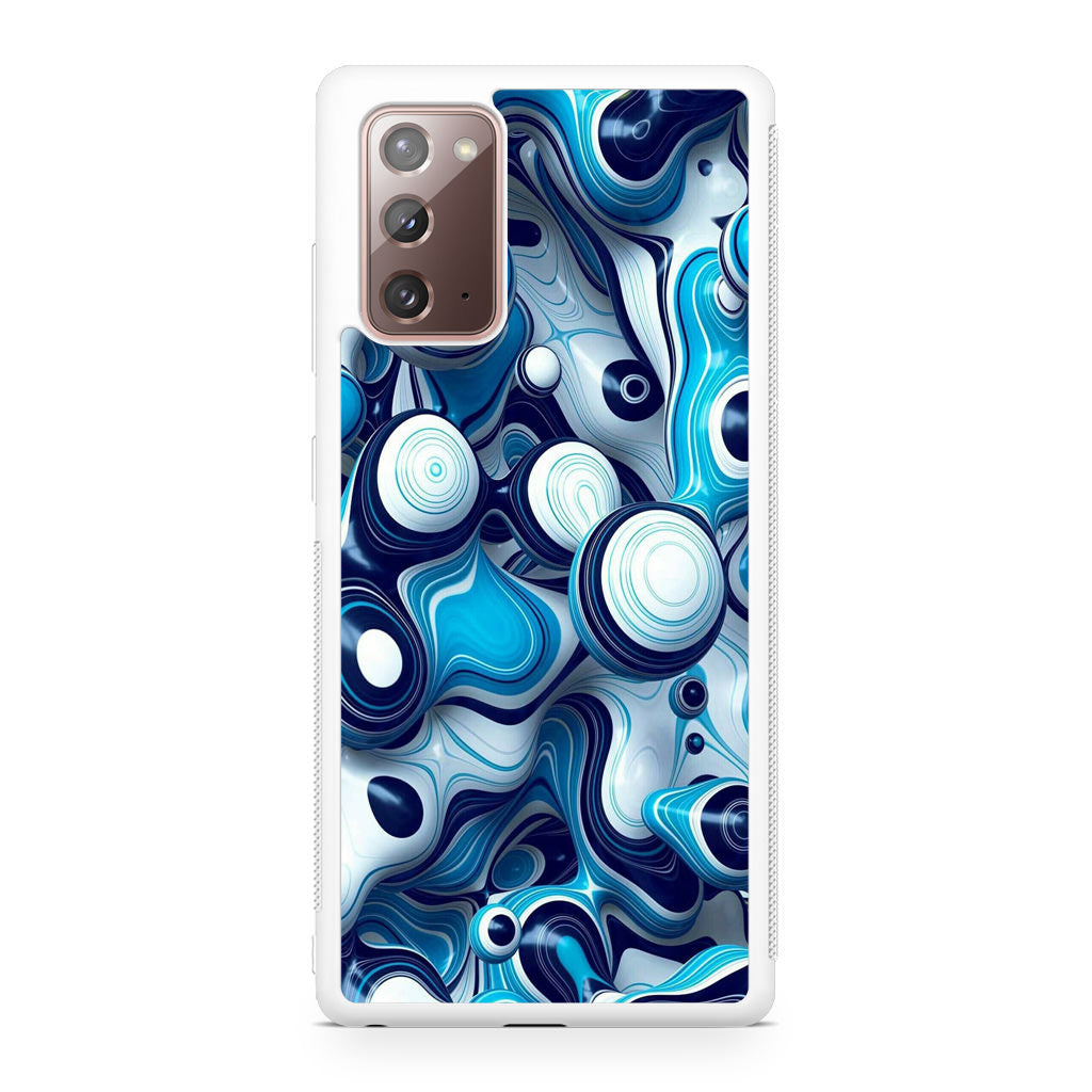 Abstract Art All Blue Galaxy Note 20 Case