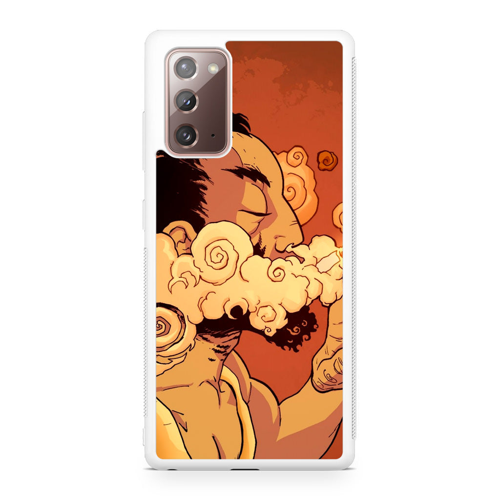 Artistic Psychedelic Smoke Galaxy Note 20 Case