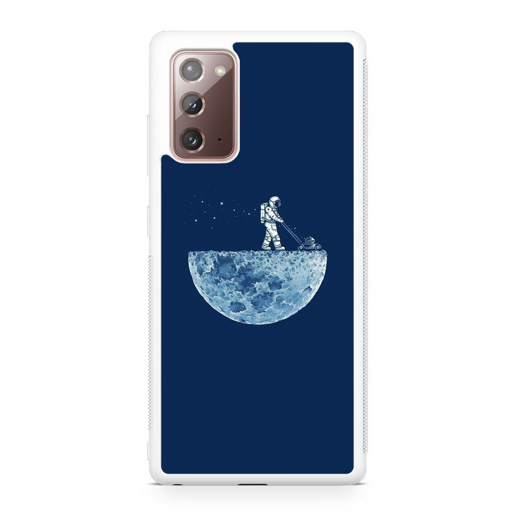 Astronaut Mowing The Moon Galaxy Note 20 Case