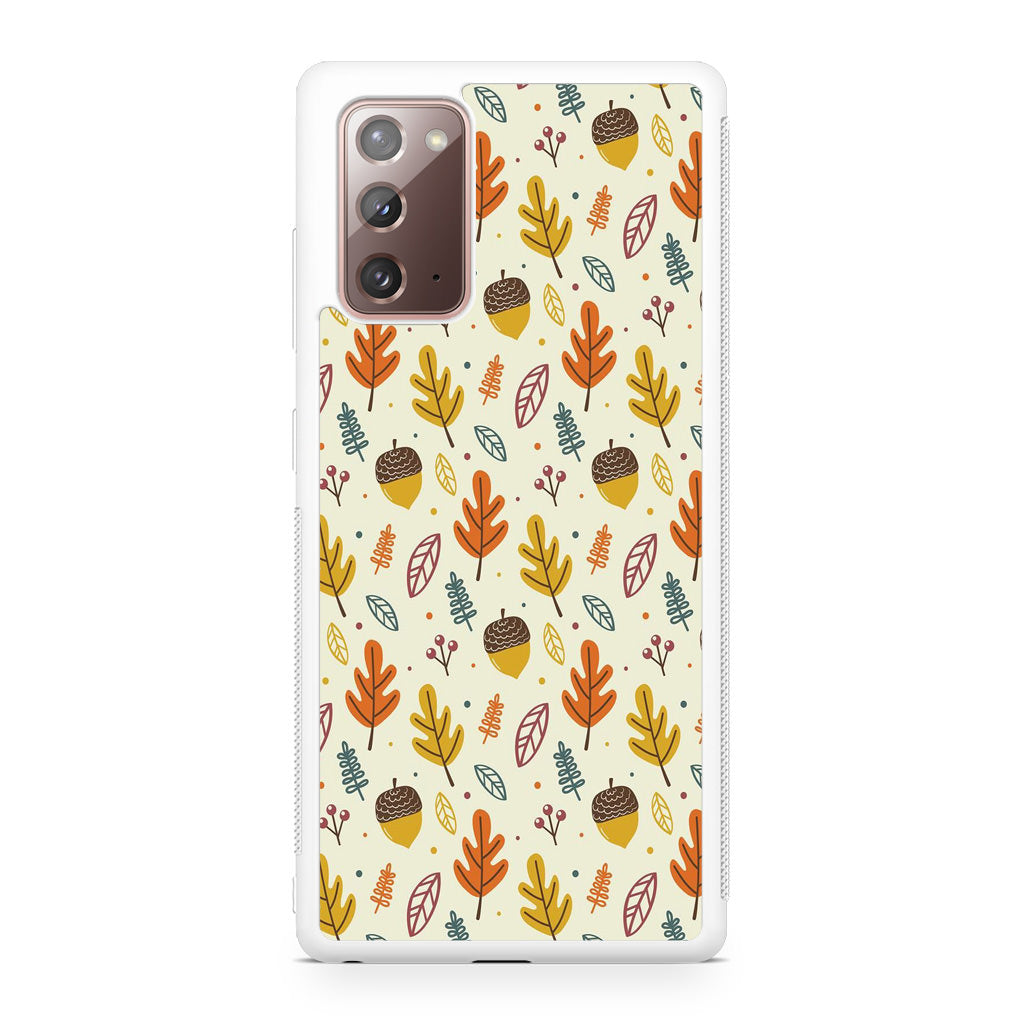 Autumn Things Pattern Galaxy Note 20 Case