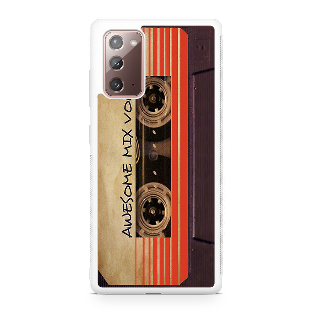 Awesome Mix Vol 1 Cassette Galaxy Note 20 Case