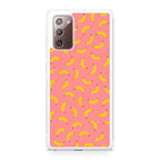 Bananas Fruit Pattern Pink Galaxy Note 20 Case