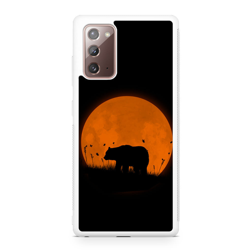 Bear Silhouette Galaxy Note 20 Case