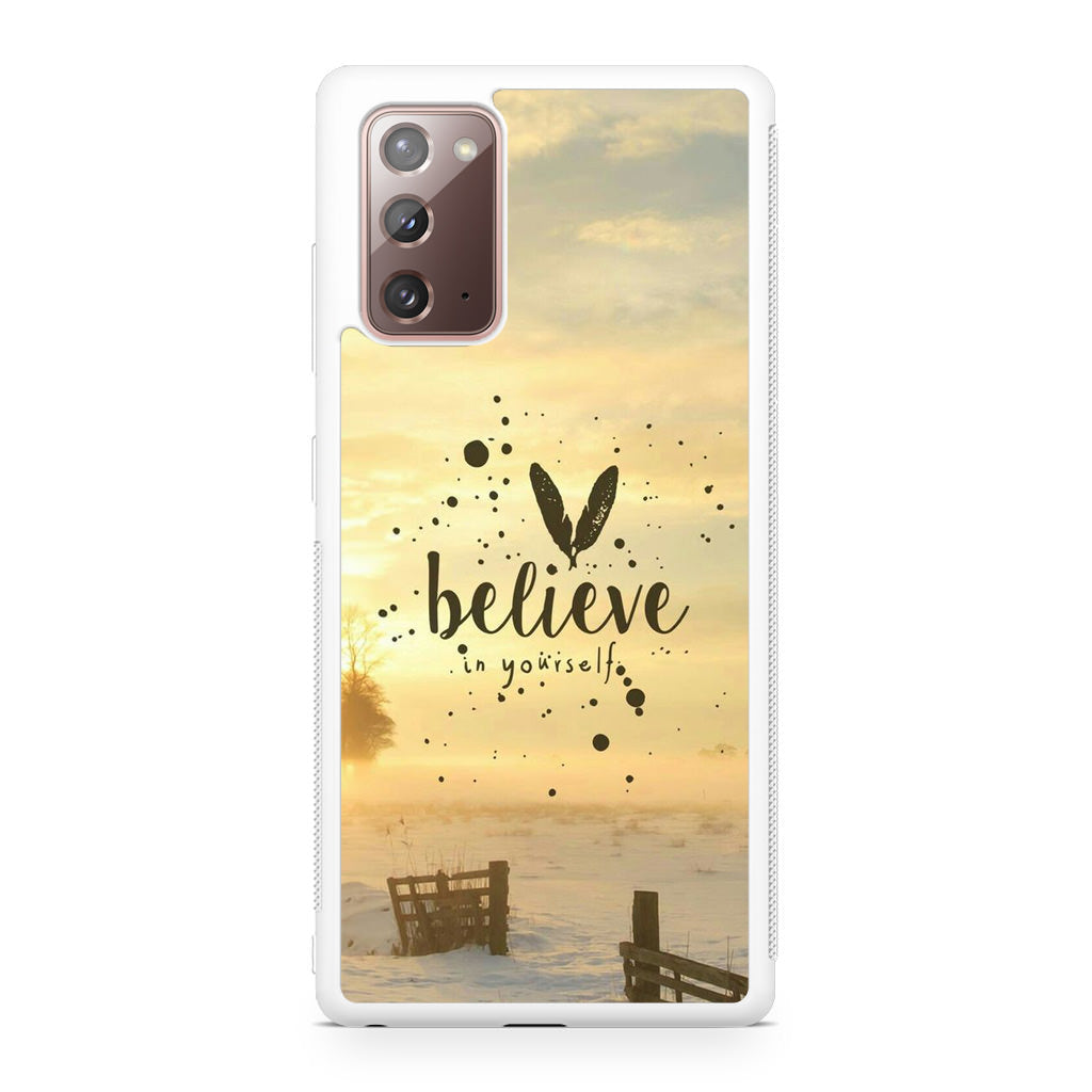 Believe in Yourself Galaxy Note 20 Case