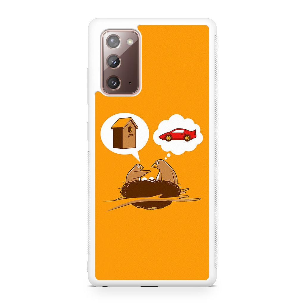 Bird Life Priorities Galaxy Note 20 Case