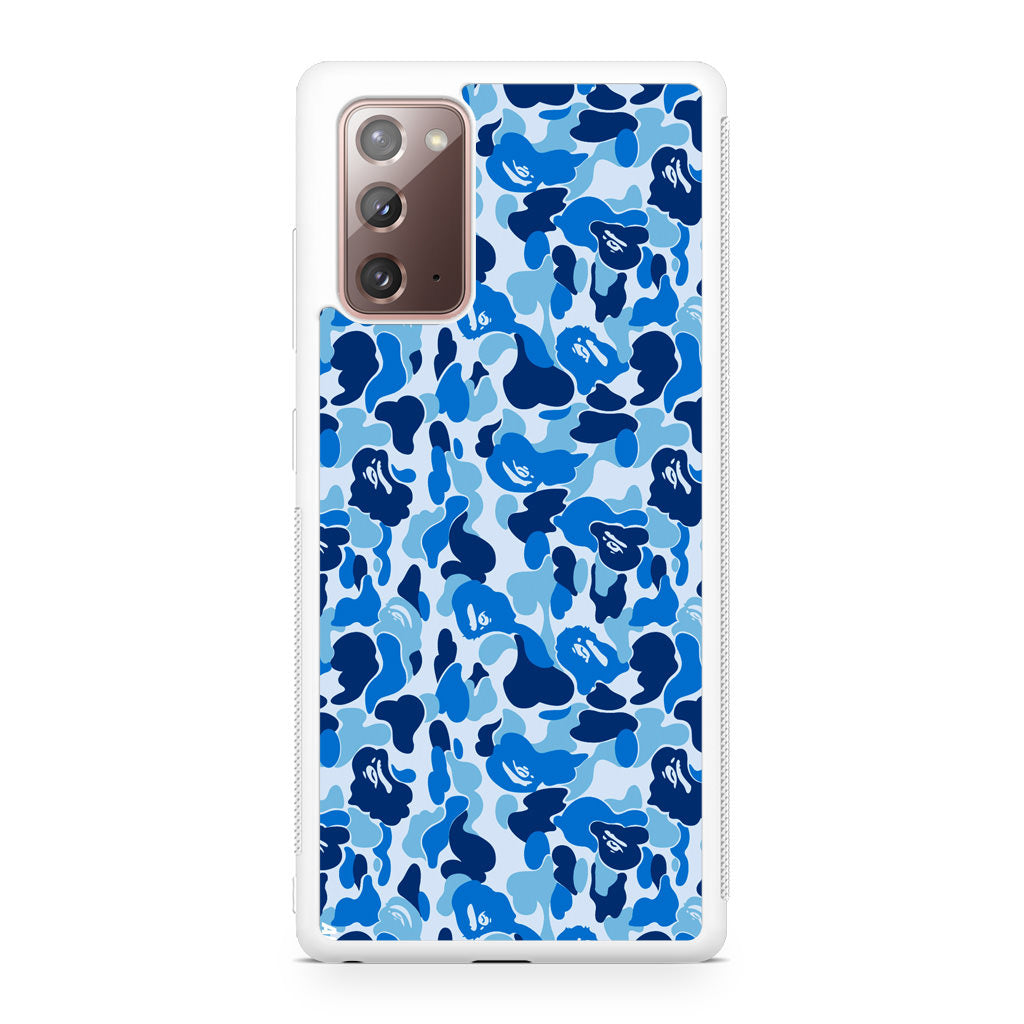 Blue Camo Galaxy Note 20 Case