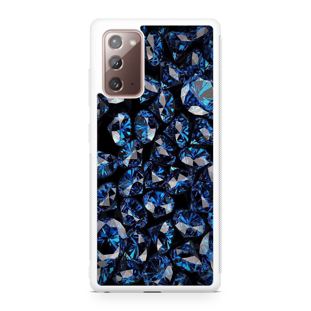 Blue Diamonds Pattern Galaxy Note 20 Case