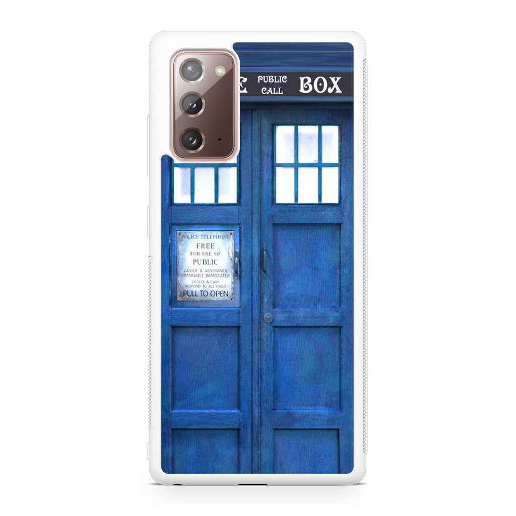 Blue Police Call Box Galaxy Note 20 Case