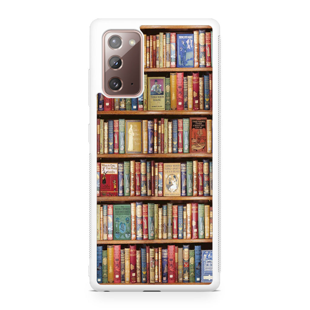 Bookshelf Library Galaxy Note 20 Case