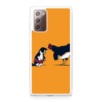 Cat Chicken Yellow Underwear Cute Galaxy Note 20 Case