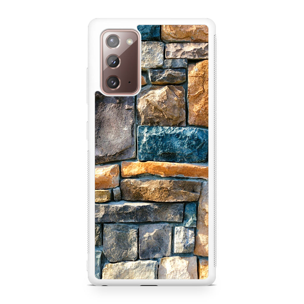 Colored Stone Piles Galaxy Note 20 Case