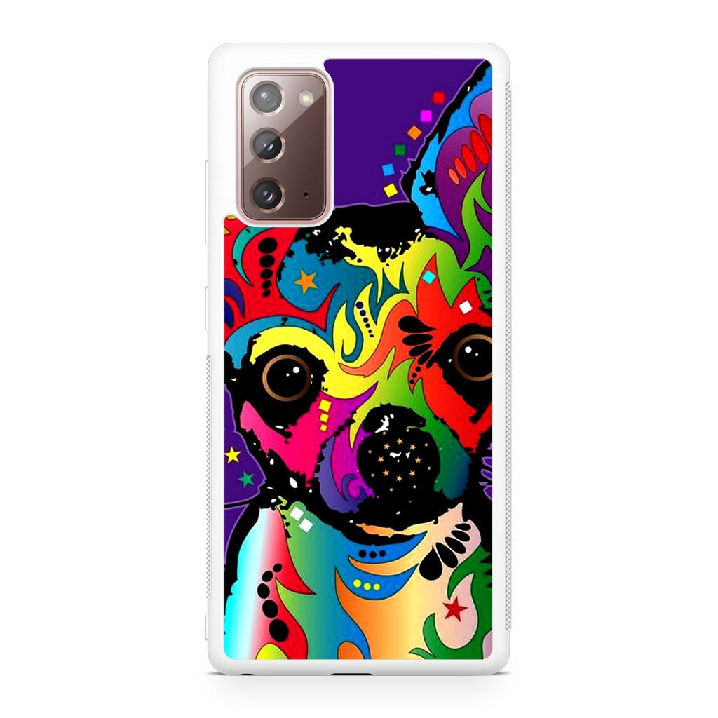 Colorful Chihuahua Galaxy Note 20 Case