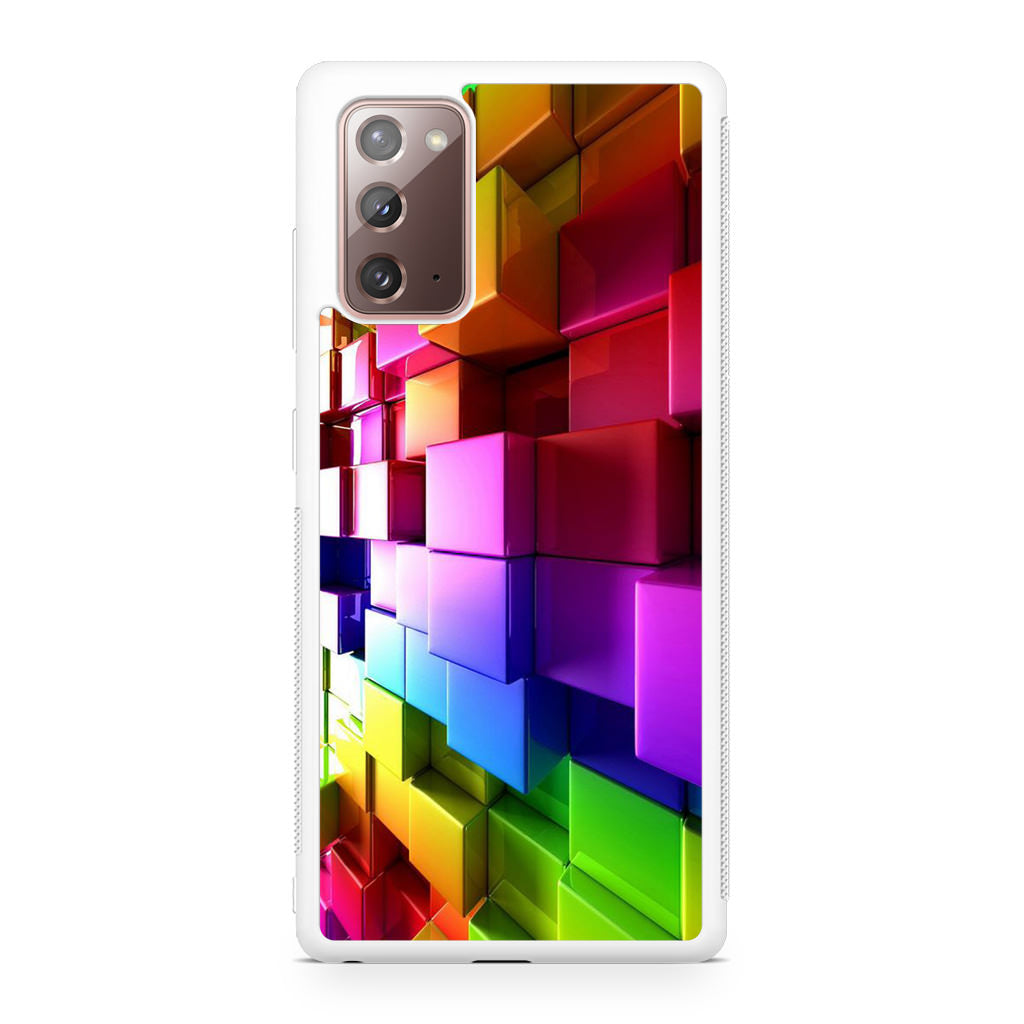 Colorful Cubes Galaxy Note 20 Case