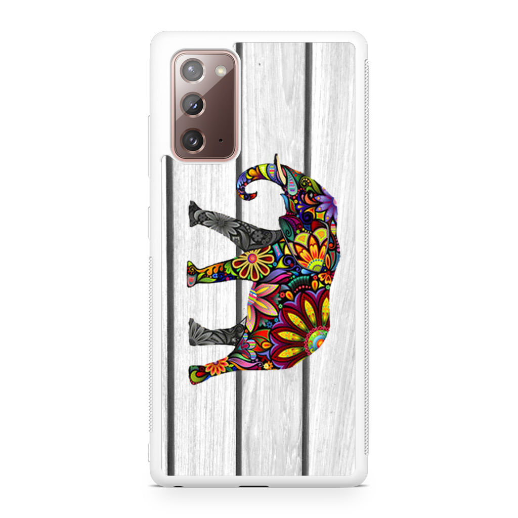 Colorful Elephant Flower Galaxy Note 20 Case