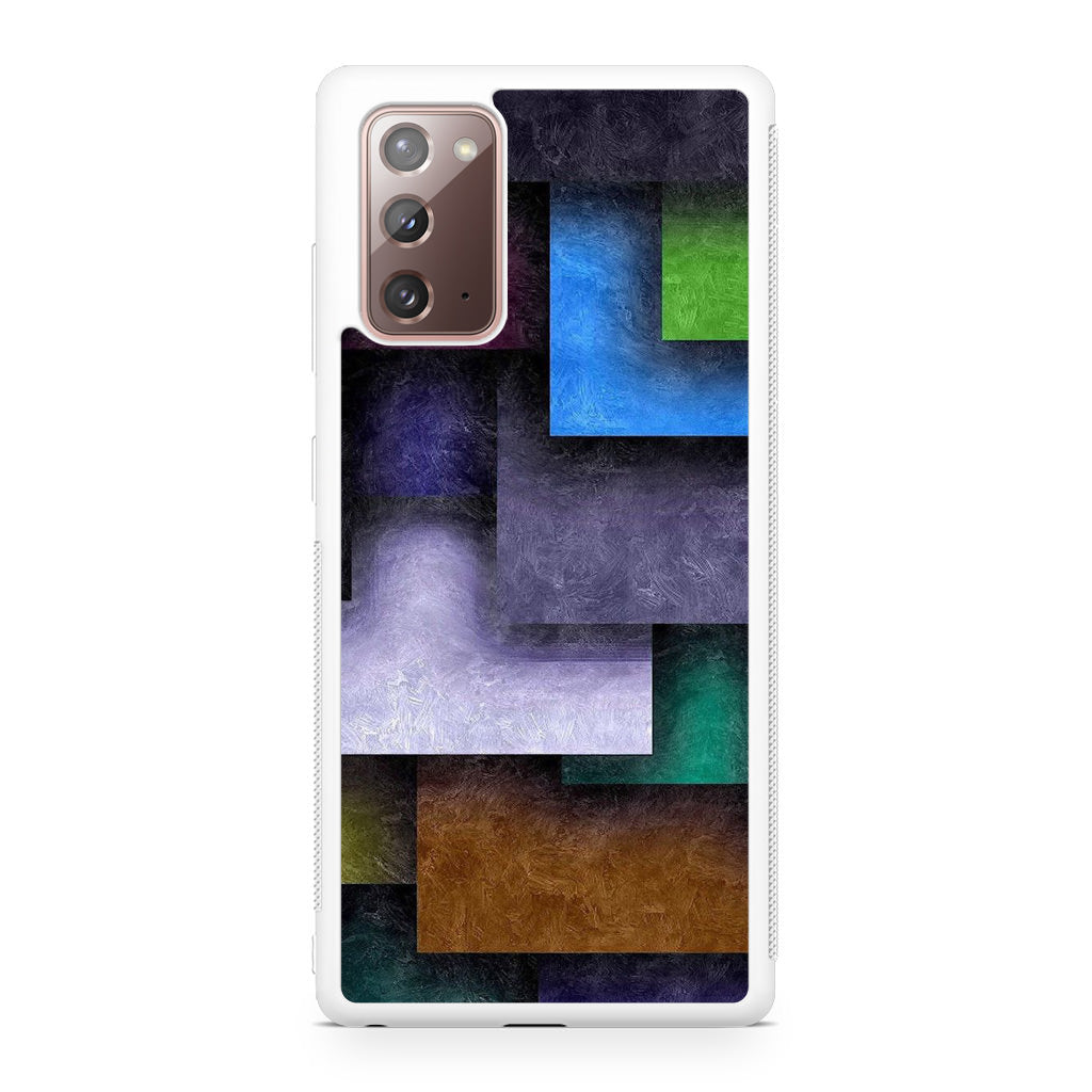 Colorful Rectangel Art Galaxy Note 20 Case