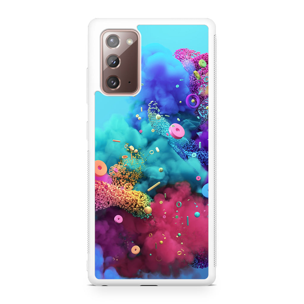 Colorful Smoke Boom Galaxy Note 20 Case