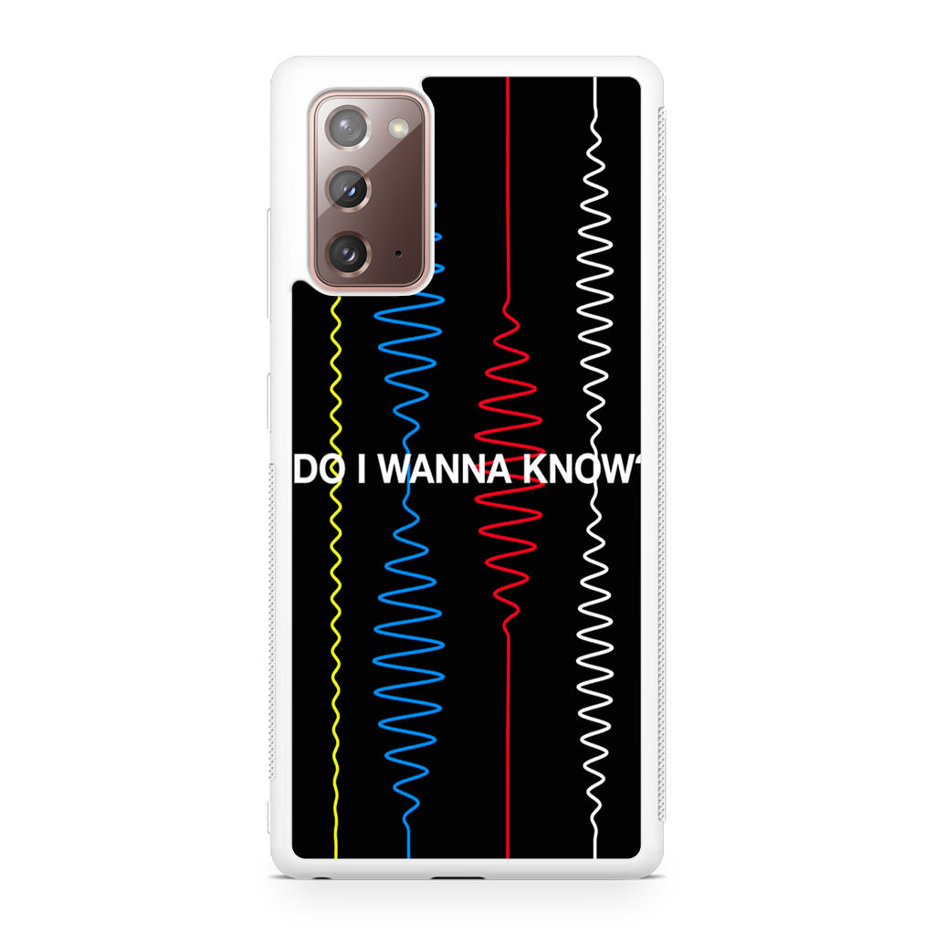 Do I Wanna Know Four Strings Galaxy Note 20 Case