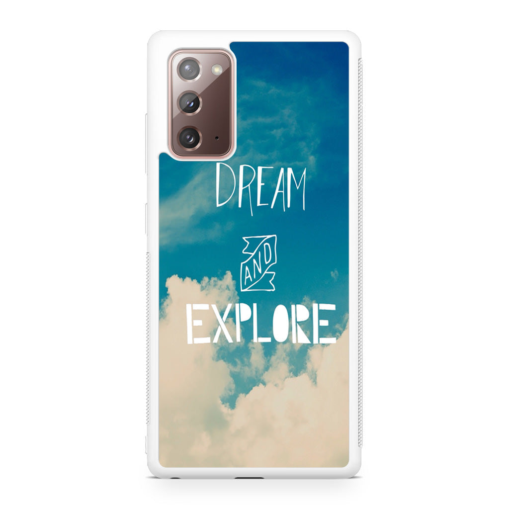 Dream and Explore Galaxy Note 20 Case