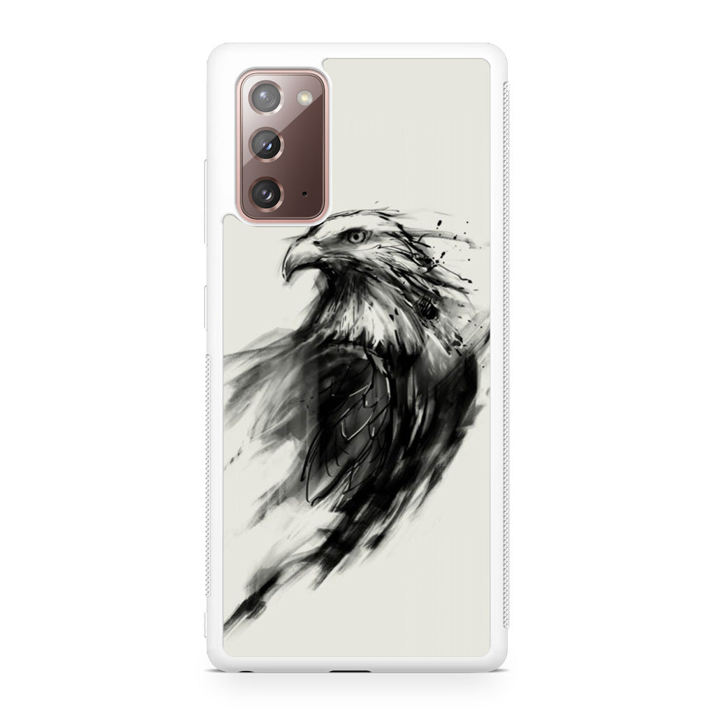 Eagle Art Black Ink Galaxy Note 20 Case