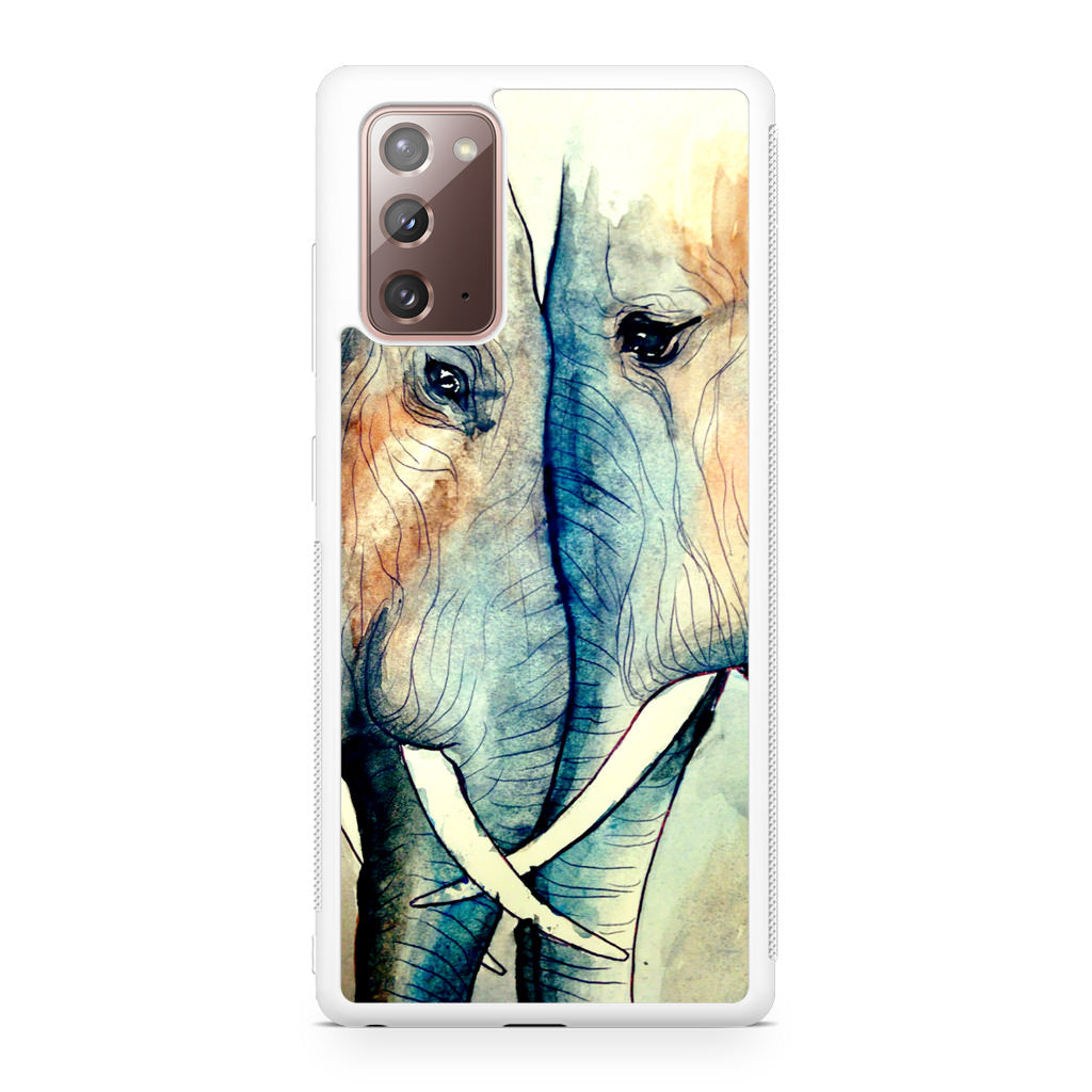 Elephants Sadness Galaxy Note 20 Case