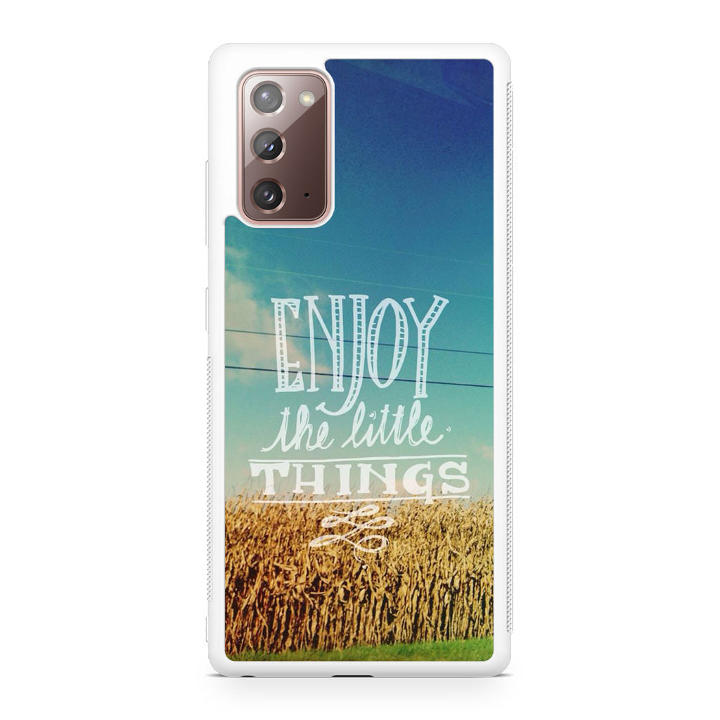 Enjoy The Little Things Galaxy Note 20 Case