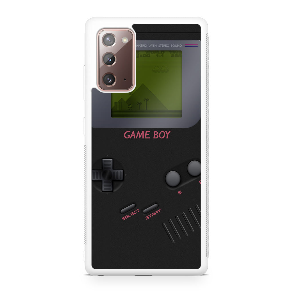 Game Boy Black Model Galaxy Note 20 Case