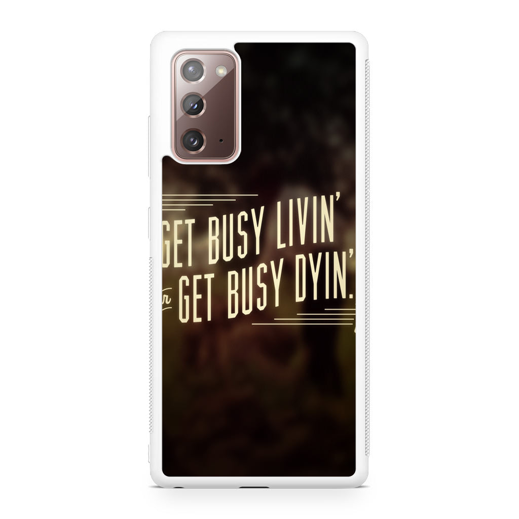 Get Living or Get Dying Galaxy Note 20 Case