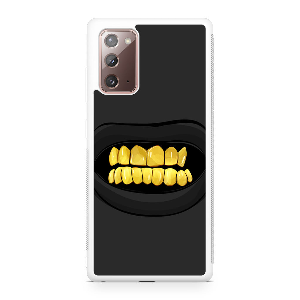 Gold Grillz Galaxy Note 20 Case