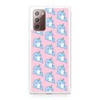 Horned Whales Pattern Galaxy Note 20 Case
