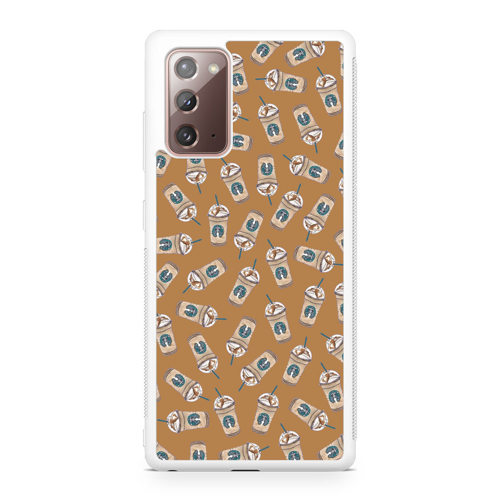 Iced Cappuccinos Lover Pattern Galaxy Note 20 Case