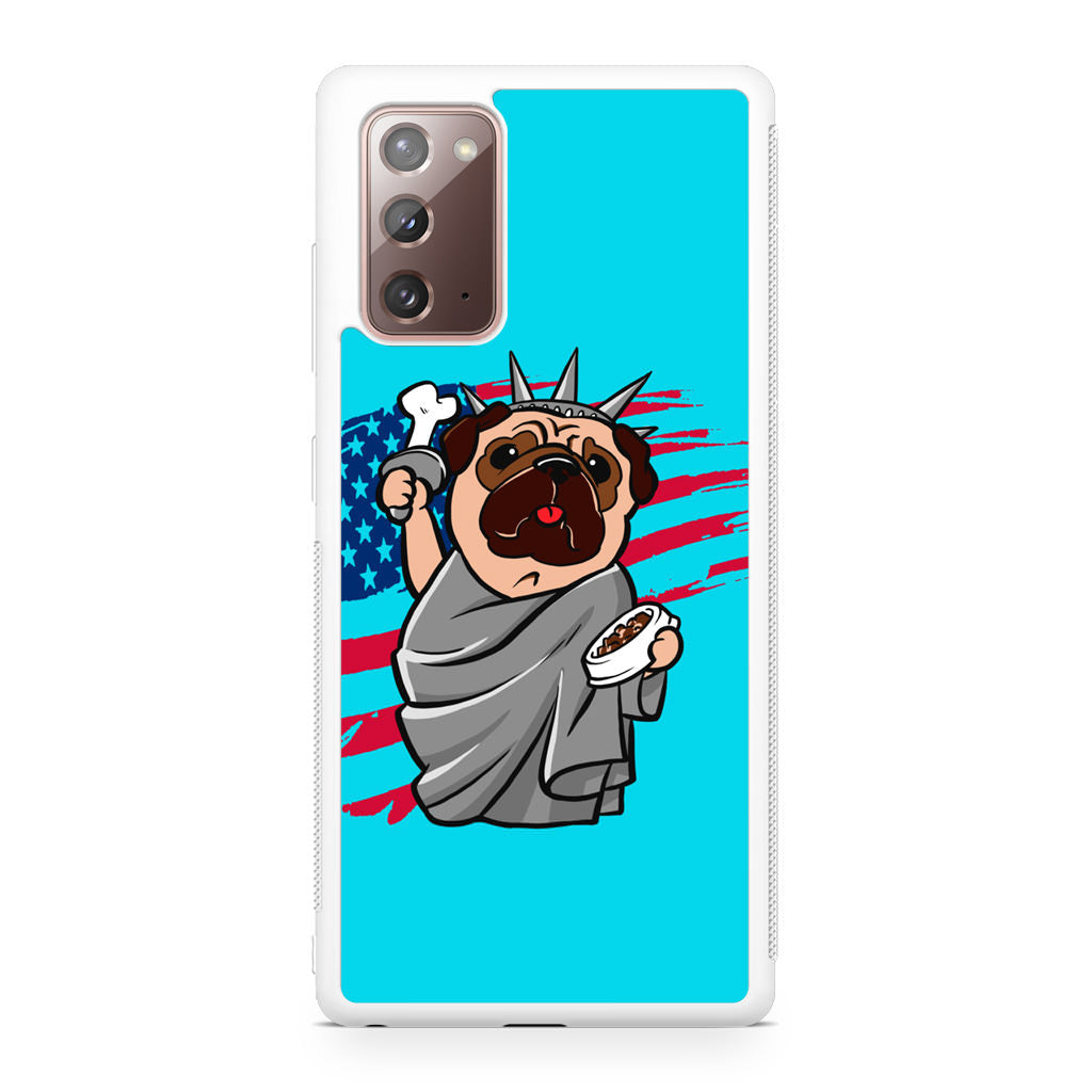 Independence Day Pug Galaxy Note 20 Case