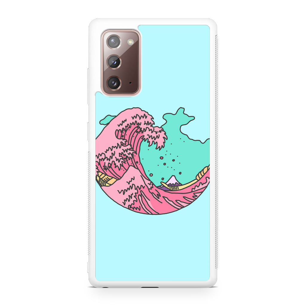 Japanese Pastel Wave Galaxy Note 20 Case