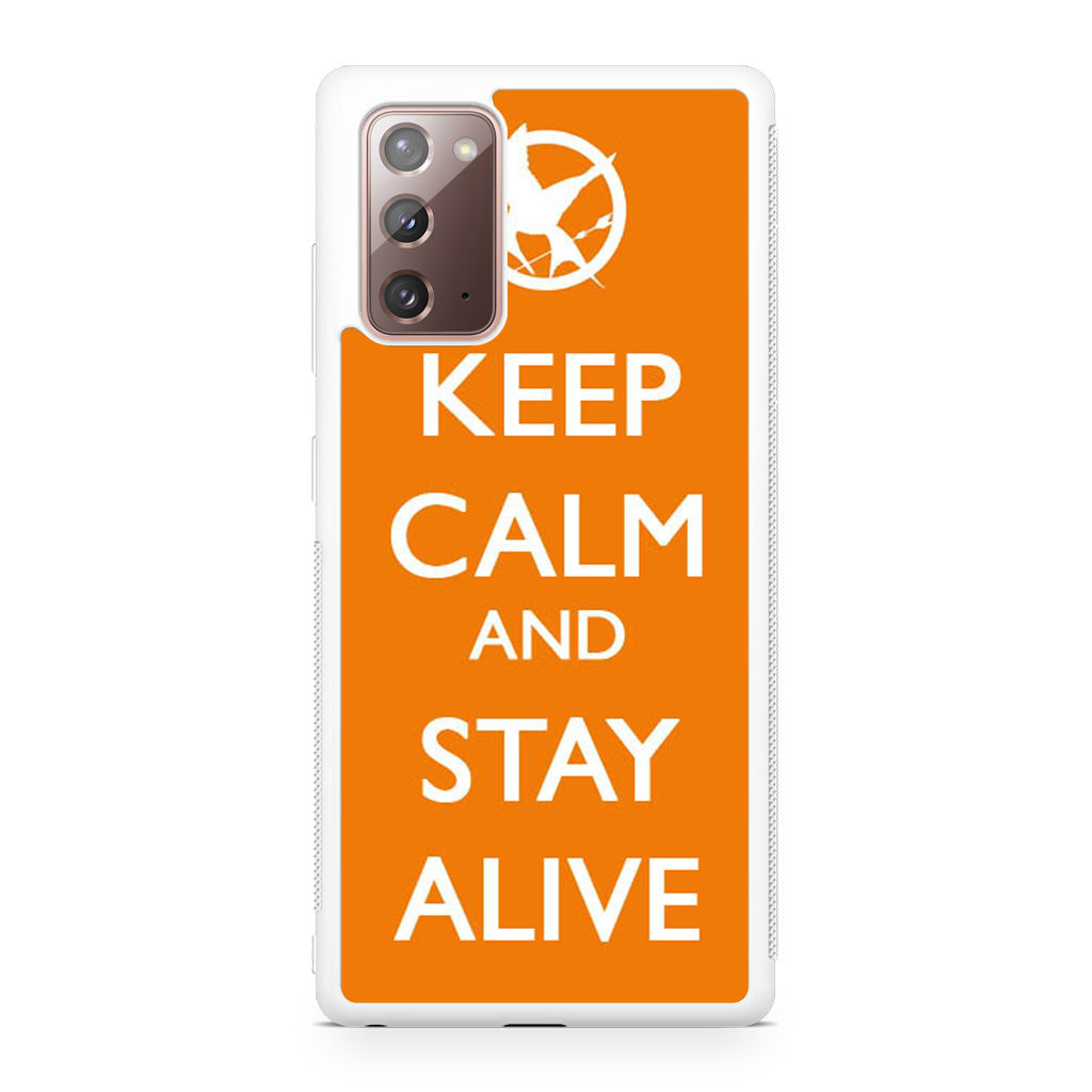 Keep Calm and Stay Alive Galaxy Note 20 Case