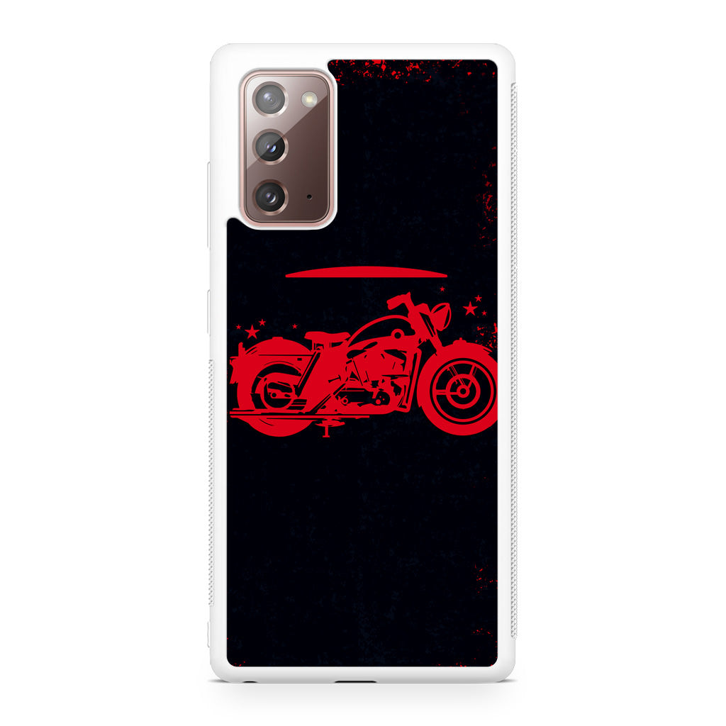 Motorcycle Red Art Galaxy Note 20 Case