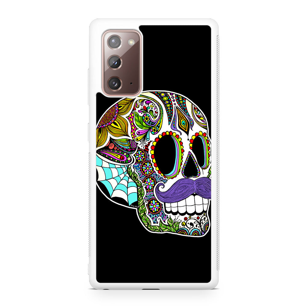 Mustache Sugar Skull Galaxy Note 20 Case