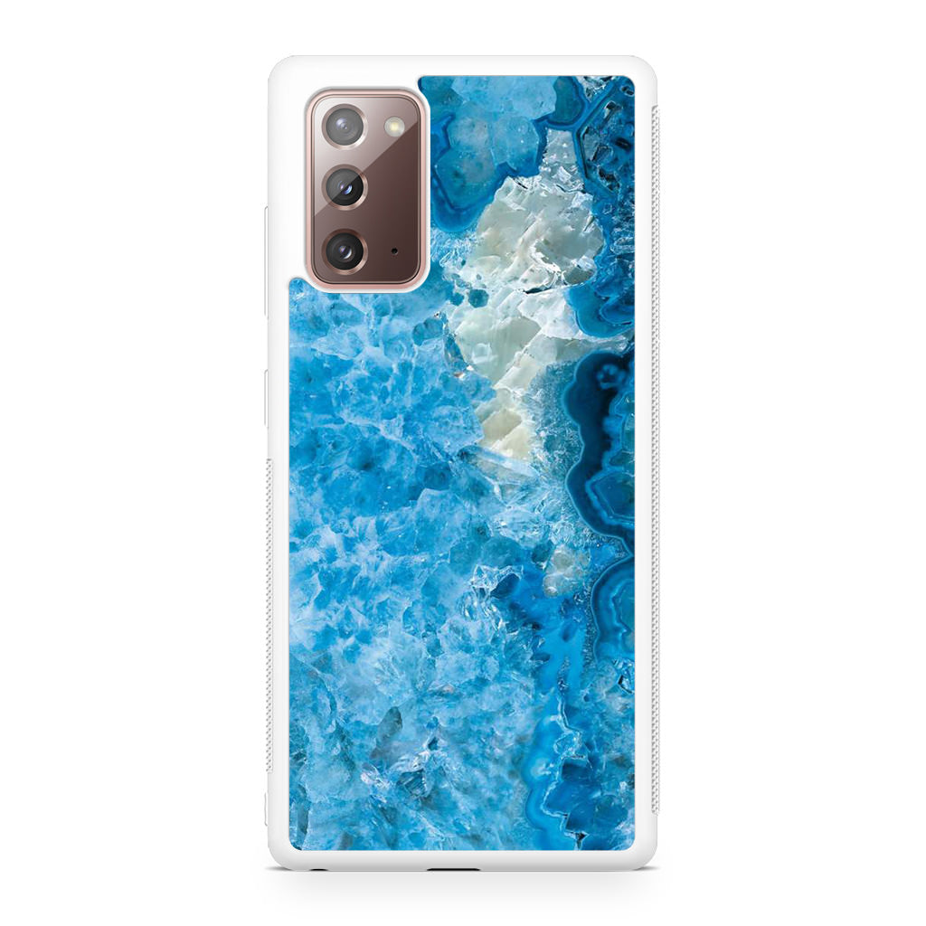 Navy Blue Marble Galaxy Note 20 Case